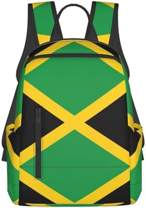 Jamaica flag print hiking daypack
