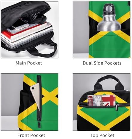 Jamaica flag print hiking daypack — photo 5