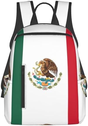 Flag of Mexico print hiking backpack
