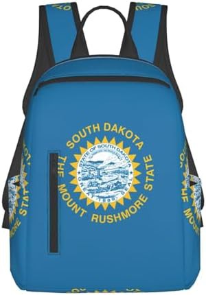 South Dakota flag hiking backpack