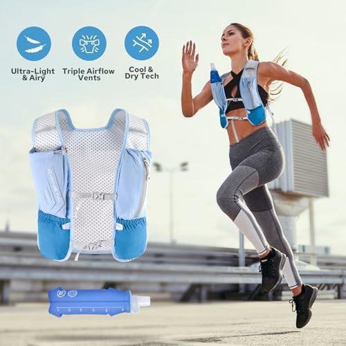 Adjustable waterproof running vest 500ml — photo 3