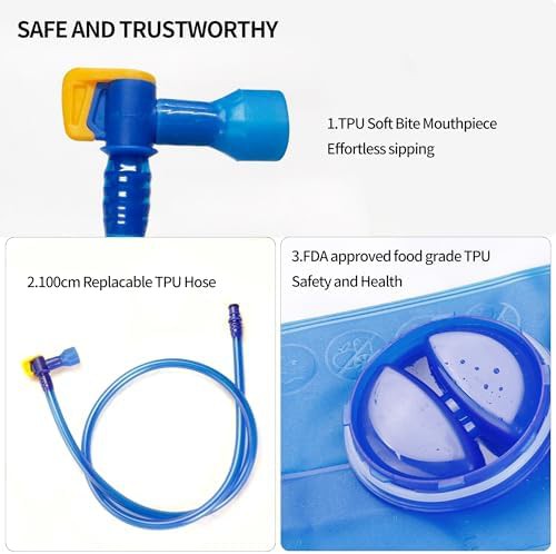 Hiking hydration bladder water reservoir 3L — photo 3
