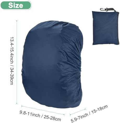 Old blue 30l hiking rucksack cover — photo 3
