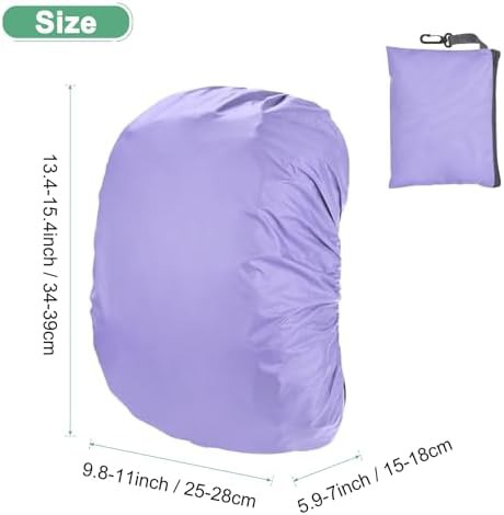 Purple 15l waterproof cover with pouch — photo 3