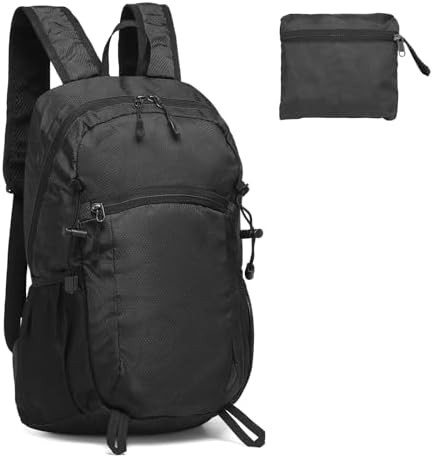 Black small hiking backpack 20L
