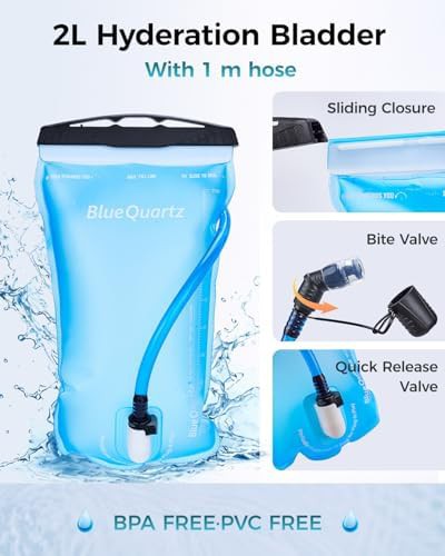 Blue Quartz hydration backpack with 2l bladder — photo 5
