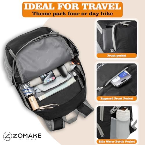 Purple 30l foldable travel daypack — photo 4