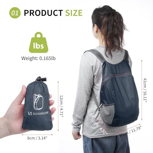 Foldable travel hiking daypack 20L — photo 3