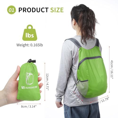 Lightweight foldable hiking daypack 20L — photo 3