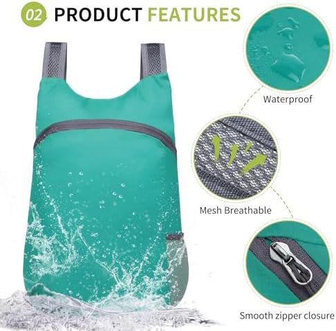 Travel packable hiking daypack 20L — photo 4