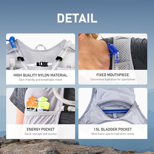 Women's running hydration vest 1.5L capacity — photo 5