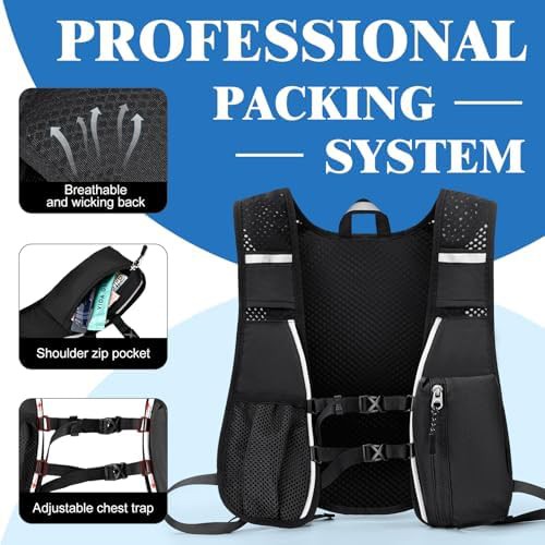 Black Hydration Backpack with 2L Water Bladder — photo 4