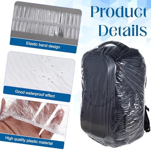 Clear waterproof 10 pcs rain cover — photo 3