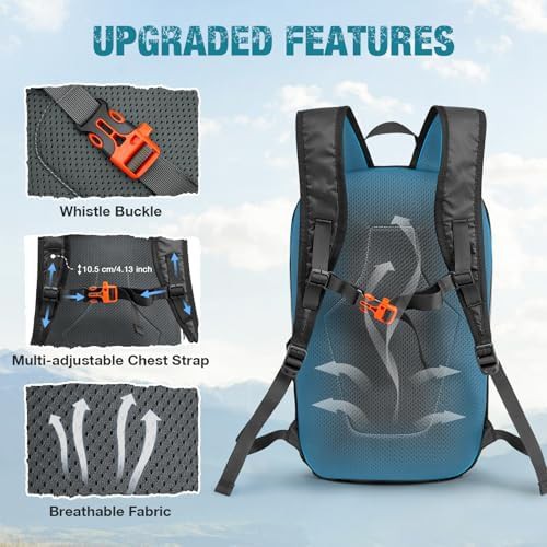 Mens 18l foldable hiking backpack — photo 5