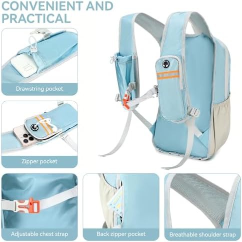 Blue small 15l hiking backpack — photo 4