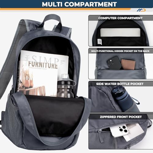 Compact foldable waterproof hiking pack 30L — photo 4