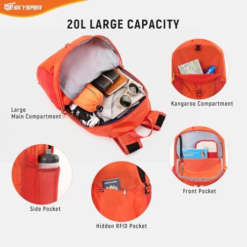 Anti-theft 20L packable hiking backpack — photo 3