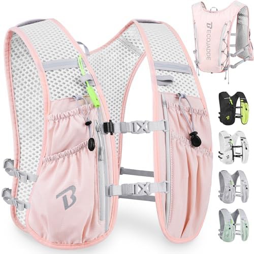 Purple 5L lightweight hydration running vest