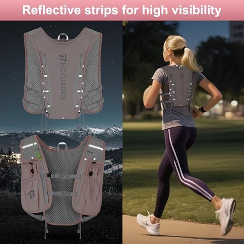 Purple 5L lightweight hydration running vest — photo 5