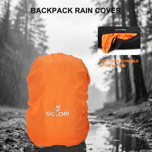 Large 45L Foldable Hiking Daypack with Rain Cover — photo 3
