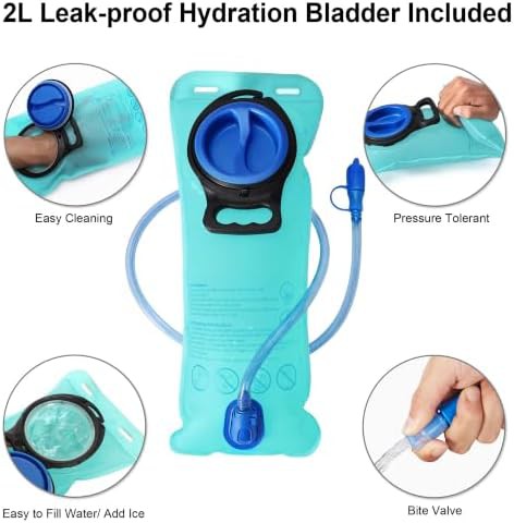 Hydration Backpack with 2L Water Bladder — photo 3