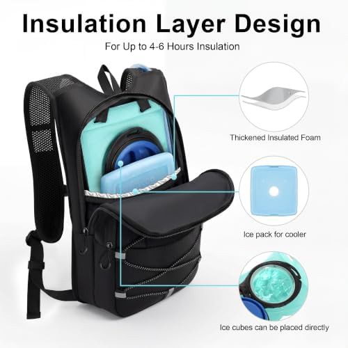 Hydration Backpack with 2L Water Bladder — photo 4