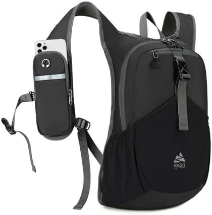Black pouch 15l hiking backpack