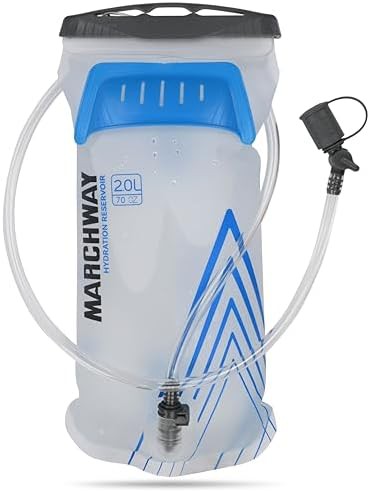 White ultralight hydration bladder 2l