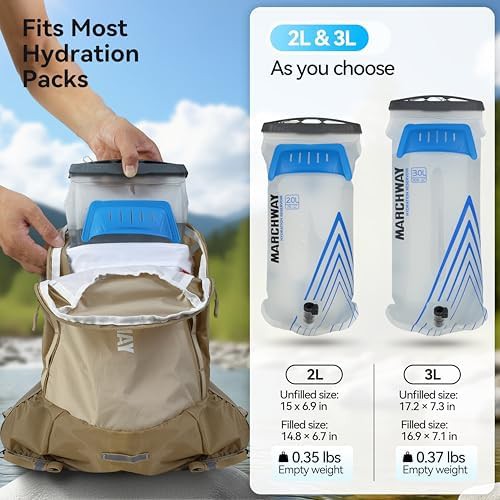 White ultralight hydration bladder 2l — photo 5