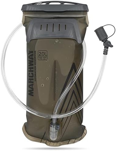 Grey lightweight hydration bladder 3l