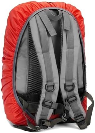 Red waterproof backpack rain cover — photo 5