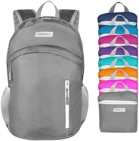 Grey waterproof foldable beach backpack