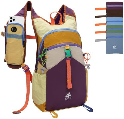 Colorful packable 15l hiking backpack
