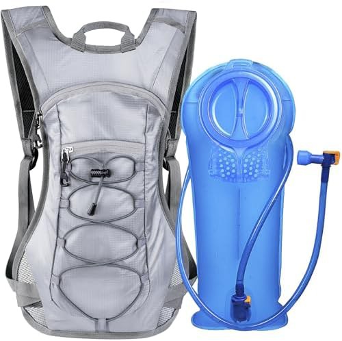 Running hydration pack backpack with 2L bladder