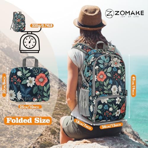 Sky blue 30l foldable daypack — photo 3