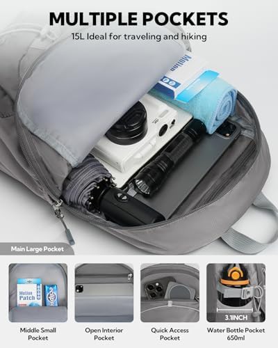 Mini foldable travel daypack 15L — photo 4