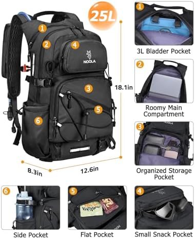 Hydration hiking backpack with 3L bladder — photo 3