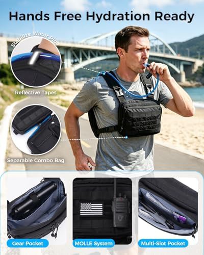 Blue Quartz running vest with 2l bladder — photo 3