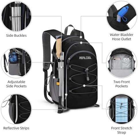 Lightweight 20L camping backpack with waterproof fabric — photo 3
