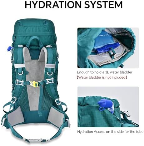 Medium internal frame hiking pack — photo 5
