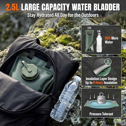 Hydration Hiking Backpack with Bladder — photo 5