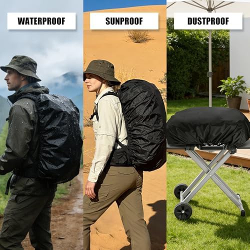 Ultralight compact waterproof backpack rain cover — photo 3