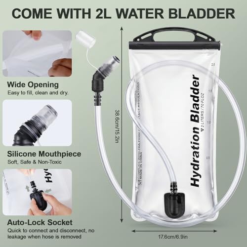 Running Vest Hydration Backpack with 2L Bladder — photo 4