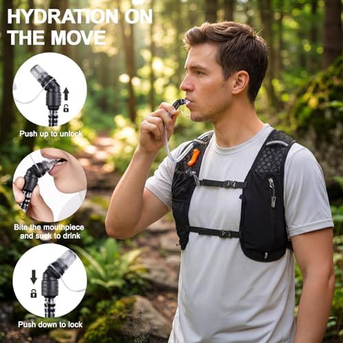 Running Vest Hydration Backpack with 2L Bladder — photo 5