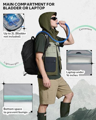 Hiking backpack 20L water resistant — photo 3