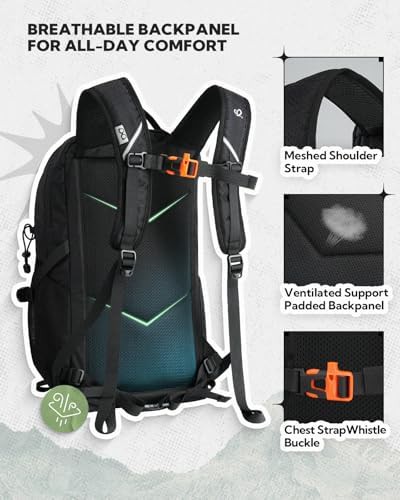 Hiking backpack 20L water resistant — photo 4