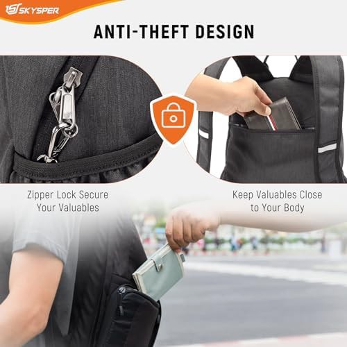 Anti-theft RFID 20L foldable backpack — photo 3