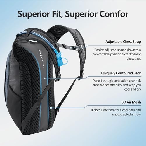Insulated hydration daypack with 2L bladder — photo 3