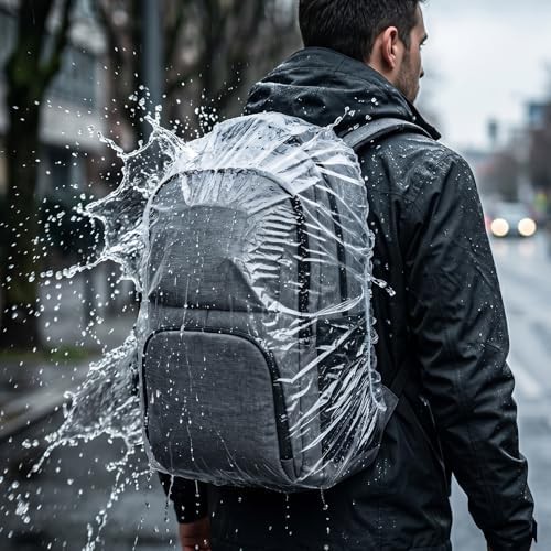 Disposable waterproof backpack rain cover 15L to 40L — photo 5