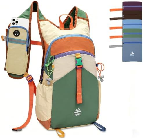 Travel hiking backpack 15l colorful